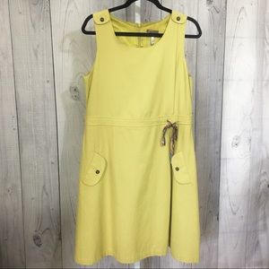 tie front jumper dress